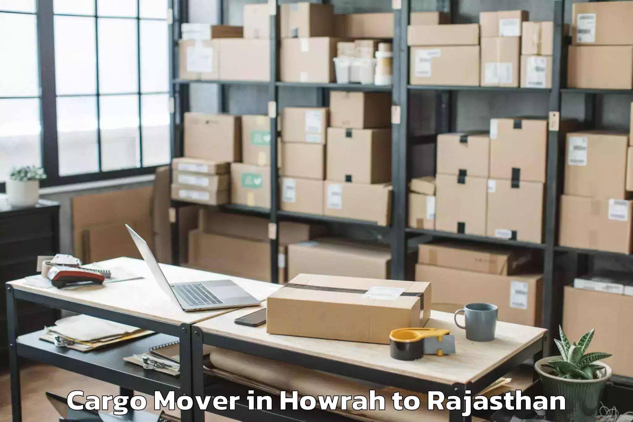 Book Your Howrah to Mewar University Chittorgarh Cargo Mover Today